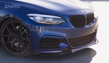 Zaero Design BMW 2 Series, M235i & M240i F22 F23 EVO-1 Gloss Black Front Splitter by Zaero Design ZA-F22-FS