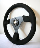 Renown Suede Renown Clubsport Steering Wheel Dark / Black CSDS