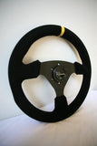 Renown Suede / Yellow Centerline Renown Clubsport Steering Wheel Dark Competition / Black CSDSC