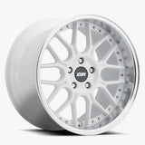 ESR CS18 18" 5x120.6 (Custom Drill) Gloss White w/ Machined Lip by ESR Wheels