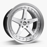 ESR Wheels ESR Wheels CS5 19" 5x120 Hyper Silver w/ Machined Lip