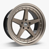 ESR Wheels ESR Wheels CS5 18" 5x114.3 Matte Bronze w/ Machined Lip