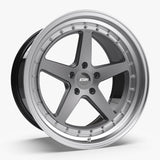 ESR Wheels ESR Wheels CS5 19" 5x114.3 Matte Graphite w/ Machined Lip