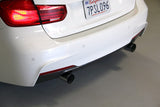 Dinan Free Flow Axle-Back Exhaust (Black Tips) - 2017-2020 BMW 440i by Dinan D660-0077-BLK