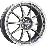 Enkei Wheels J10 17" 5x112/120 Silver w/ Machined Lip by Enkei 409-770-16SP