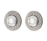 SHW Performance Rear Cross-Drilled Lightweight Brake Rotor Kit (380x28) - BMW / M2 Competition 3.0L 2019-2021 (OPEN BOX) by SHW Performance BRL48253-BRR48254-OB