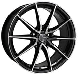 Enkei Wheels Draco 18" 5x100 Black Machined by Enkei 509-880-8045BKM