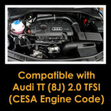 RamAir High Performance Foam Cold Air Intake Kit (EA888 CESA) - Audi / Mk2 / 2.0 TFSI / TT by RamAir JSK-141-BK