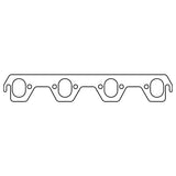 Cometic Ford 302/351 Small Block V8 .094in HTG Exhaust Manifold Gskt Set-1.750in x 1.250in Oval Port by Cometic CGS-C15306HTG