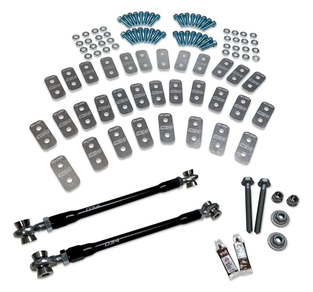 034Motorsport Dynamic+ Camber Toe Kit - Audi / Gen 1 / Gen 1.5 / R8 (4 ...