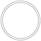 Cometic Holley Airhorn .020in Fiber Carburetor Gasket by Cometic CGS-C15108