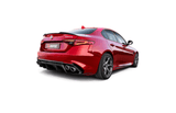 Akrapovic 17-19 Alfa Romeo Giulia Quadrifoglio Evolution Line Cat Back (Titanium) w/Link Pipes by Akrapovic S-AR/TI/1H-E