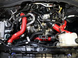 aFe Bladerunner 2-1/4 IN Aluminum Hot Charge Pipe Black 20-23 Ford Explorer/Explorer ST - Red by AFE 46-20658-R