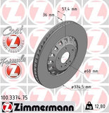 Front Brake Disc Set (375x36) - Audi / C8 A7 / 4M / Q7 / Q8 & More