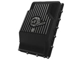aFe 17-24 Ford F-150 10R60/10R80 Pro Series Rear Transmission Pan Black w/ Machined Fins by AFE 46-71330B