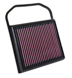 K&N Replacement Air Filter for 15-16 Mercedes Benz C400 3.0L / E320 / GL450 / ML400 by K&N 33-5032