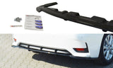 Maxton Design Central Rear Splitter Lexus Ct Mk1 Facelift (With Vertical Bars) by Maxton Design LE-CT-1F-H-RD1+RD2G