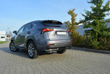 CENTRAL REAR SPLITTER LEXUS NX MK1 H (WITH VERTICAL BARS) by LEXUS LE-NX-1-H-RD1+RD2G