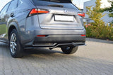 CENTRAL REAR SPLITTER LEXUS NX MK1 H (WITHOUT VERTICAL BARS) by LEXUS LE-NX-1-H-RD1G
