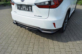 CENTRAL REAR SPLITTER LEXUS RX MK4 H (WITH VERTICAL BARS) by LEXUS LE-RX-4-H-RD1+RD2G