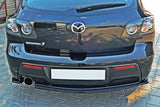 CENTRAL REAR SPLITTER MAZDA 3 MPS MK1 PREFACE (WITHOUT VERTICAL BARS) by MAZDA MA-3-MPS-1-RD1G