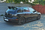 CENTRAL REAR SPLITTER MAZDA 3 MPS MK1 PREFACE (WITHOUT VERTICAL BARS) by MAZDA MA-3-MPS-1-RD1G