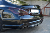 Maxton Design Central Rear Splitter Mercedes Cls C218 (With A Vertical Bar) AMG Line by Maxton Design ME-CLS-218-RD1+RD2G