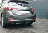CENTRAL REAR SPLITTER MAZDA 3 BN (MK3) FACELIFT (WITH VERTICAL BARS) by MAZDA MA-3-3F-RD1+RD2G