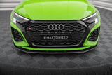 Maxton Design Carbon Fiber Front Splitter Audi RS3 8Y by Maxton Design CF-AU-RS3-8Y-FD1-245-P