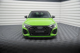 Maxton Design Carbon Fiber Front Splitter Audi RS3 8Y by Maxton Design CF-AU-RS3-8Y-FD1-245-P