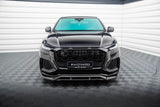 Maxton Design Carbon Fiber Front Splitter Audi RSQ8 MK1 by Maxton Design CF-AU-RSQ8-1-FD1+FD1R-245-P