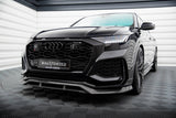 Maxton Design Carbon Fiber Front Splitter Audi RSQ8 MK1 by Maxton Design CF-AU-RSQ8-1-FD1+FD1R-245-P