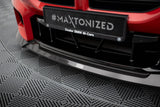 Maxton Design Carbon Fiber Front Splitter BMW M2 G87 by Maxton Design CF-BM-M2-G87-FD1-245-P