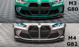 Maxton Design Carbon Fiber Front Splitter V.1 BMW M4 G82 / M3 G80 by Maxton Design CF-BM-4-G82-M-FD1-245-P