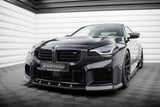 Maxton Design Carbon Fiber Front Splitter V.2 BMW M2 G87 by Maxton Design CF-BM-M2-G87-FD3-245-P