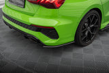 Maxton Design Carbon Fiber Rear Side Splitters Audi RS3 Sedan 8Y by Maxton Design CF-AU-RS3-8Y-RSD1-245-P