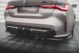 Maxton Design Carbon Fiber Rear Side Splitters BMW M4 G82 (Set For Diffuser Only) by Maxton Design CF-BM-4-G82-M-RSD1-245-P
