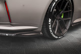 Maxton Design Carbon Fiber Rear Side Splitters BMW M4 G82 (Set For Diffuser Only) by Maxton Design CF-BM-4-G82-M-RSD1-245-P
