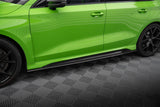 Maxton Design Carbon Fiber Side Skirts Audi RS3 Sedan / Sportback 8Y by Maxton Design CF-AU-RS3-8Y-SD1-245-P