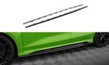 Maxton Design Carbon Fiber Side Skirts Audi RS3 Sedan / Sportback 8Y by Maxton Design CF-AU-RS3-8Y-SD1-245-P