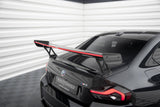 Maxton Design Carbon Fiber Spoiler +Led Light BMW M2 G87 by Maxton Design CF-BM-M2-G87-WING5-245-P+LED