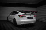 Maxton Design Carbon Spoiler + Led Tesla Model 3 by Maxton Design CF-TE-MODEL3-1-245-P+LED