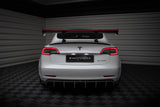 Maxton Design Carbon Spoiler + Led Tesla Model 3 by Maxton Design CF-TE-MODEL3-1-245-P+LED