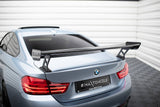 Maxton Design Carbon Spoiler With External Brackets Uprights BMW 4 F32 / 4 F32 M-Pack Coupe by Maxton Design CF-BM-4-F32-WING5-EXT-245-P
