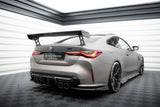 Maxton Design Carbon Spoiler With External Brackets Uprights BMW M4 G82 / M440I G22 / 4 M-Pack G22 by Maxton Design CF-BM-4-G82-M-WING5-EXT-245-P