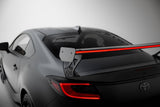 Carbon Spoiler With External Brackets Uprights + LED Toyota GR86 by TOYOTA CF-TO-GR86-1-WING5-EXT-245-P+LED