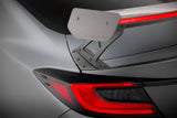 Carbon Spoiler With External Brackets Uprights + LED Toyota GR86 by TOYOTA CF-TO-GR86-1-WING5-EXT-245-P+LED