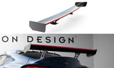 Maxton Design Carbon Spoiler With External Brackets Uprights + Led Toyota Supra Mk5 by Maxton Design CF-TO-SU-5-WING5-EXT-245-P+LED