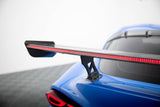 Maxton Design Carbon Spoiler With External Brackets Uprights + Led Toyota Supra Mk5 by Maxton Design CF-TO-SU-5-WING5-EXT-245-P+LED