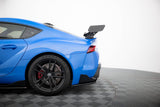 Maxton Design Carbon Spoiler With External Brackets Uprights + Led Toyota Supra Mk5 by Maxton Design CF-TO-SU-5-WING5-EXT-245-P+LED